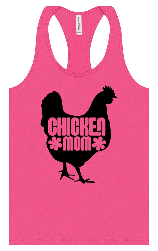 Chicken Mom Women's Racerback Tank